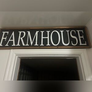 Rustic farmhouse sign